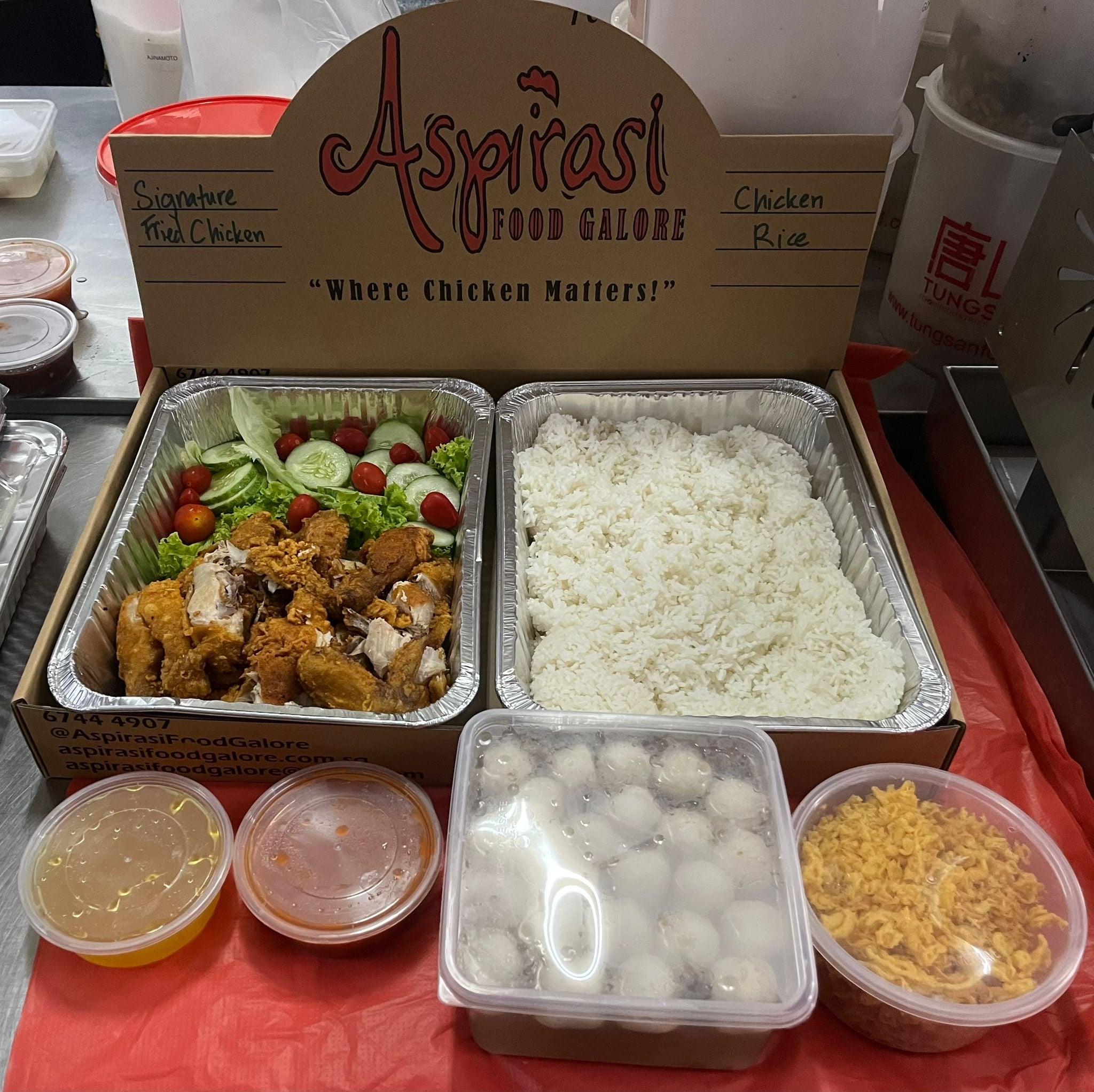 Chicken Style Rice Pack Chicken Rice Set (10pax)