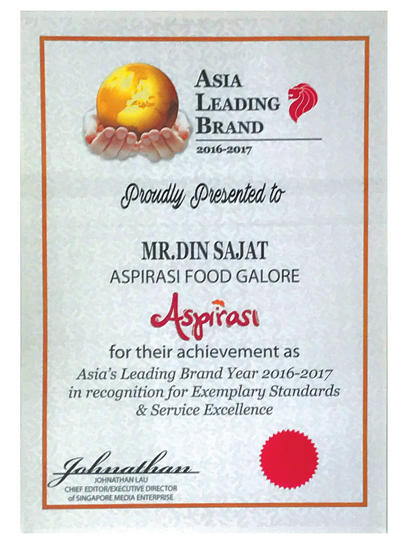 Asia's Leading Brand Year 2016–2017